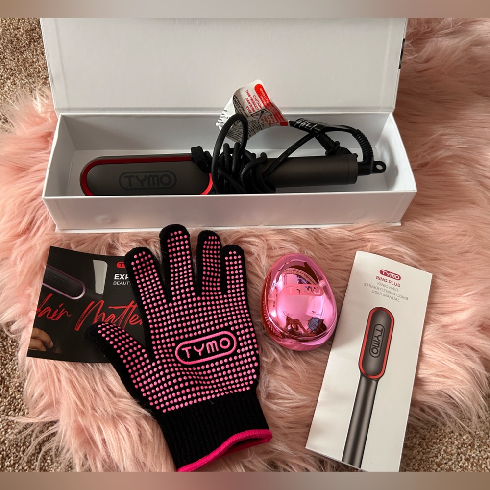 Tymo Ring Plus Ionic Hair Straightening Comb